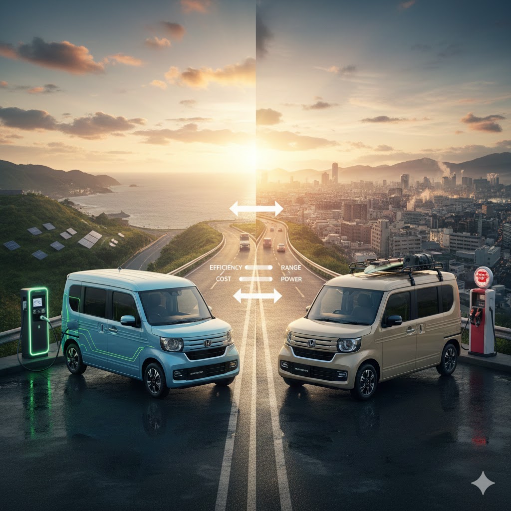 N-VAN e:とガソリン車の維持費比較で元が取れるか徹底検証